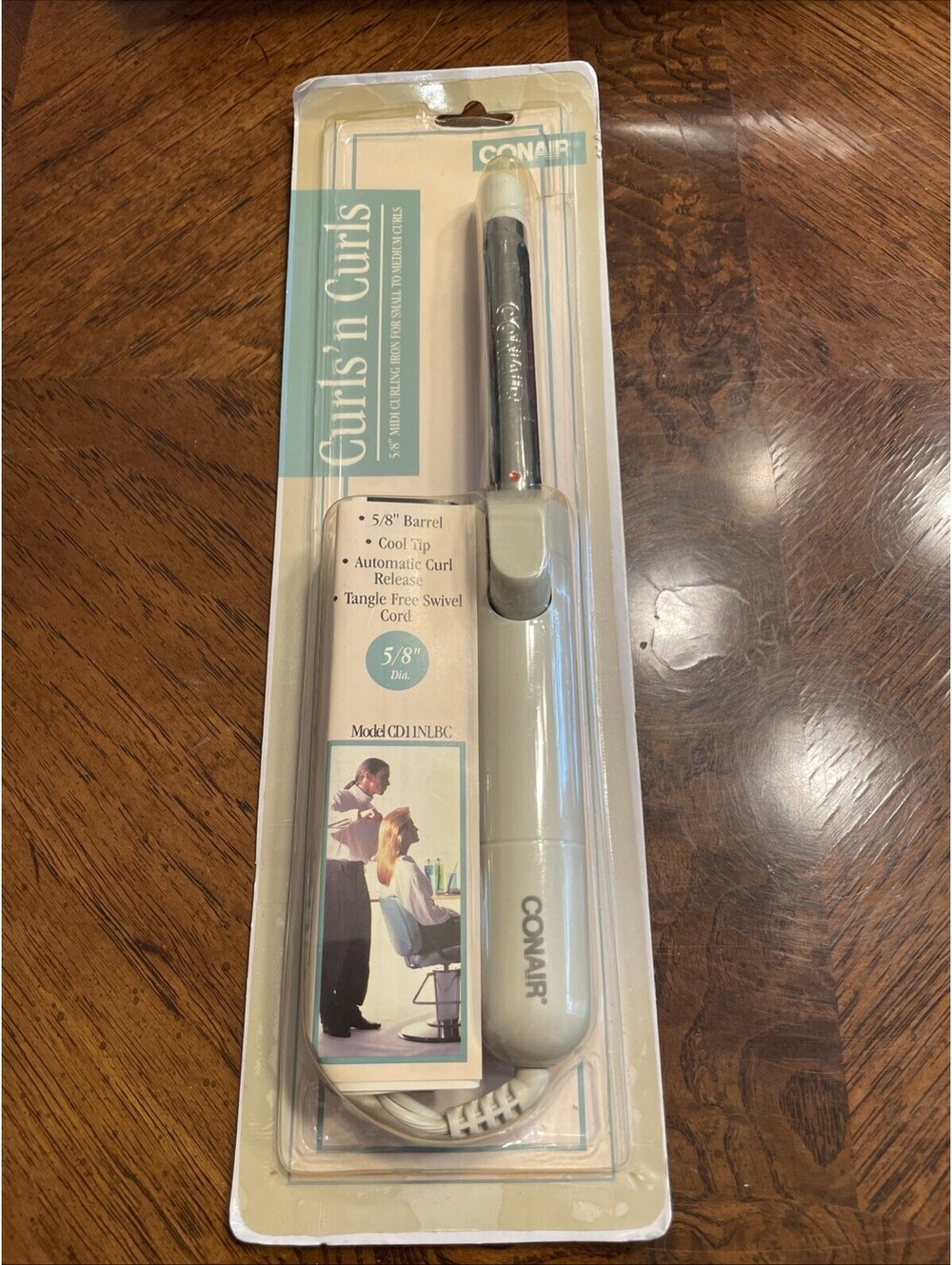 Conair Curls N' Curls Curling Iron 5/8 Inch Create Tight Curls CD11NLBC New!